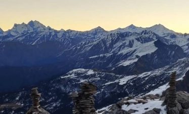 kedarkan Summit Sunrise view